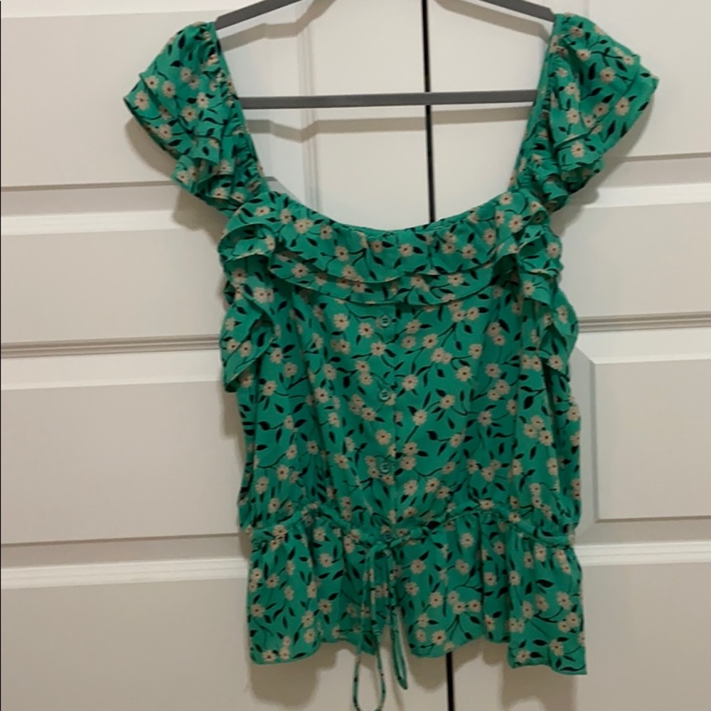 Cabi floral tank top